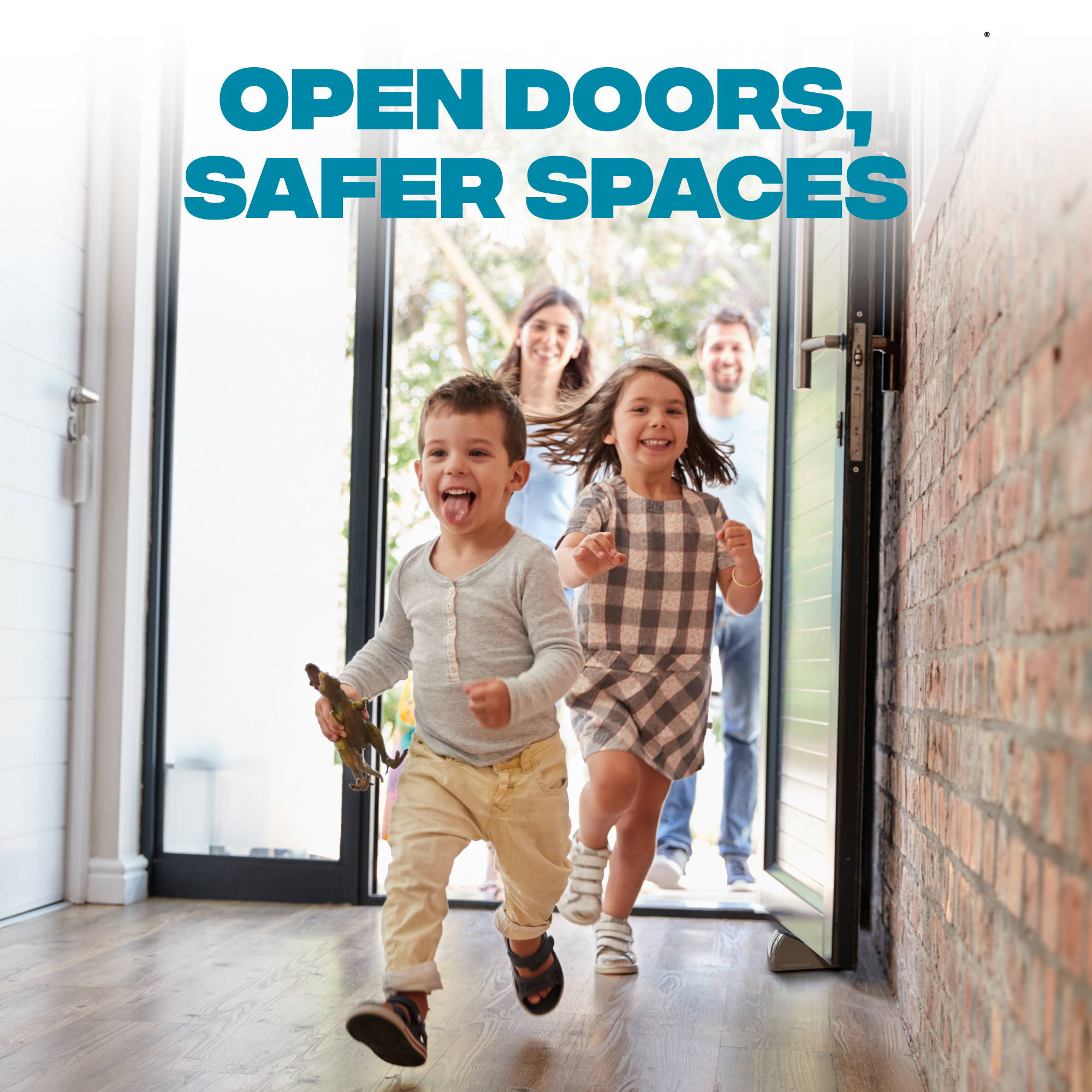 Open doors, safer spaces - STRONGEST HOME products in a family home